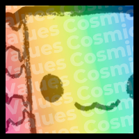 Rainbow Huge Chroma Doodle Axolotl